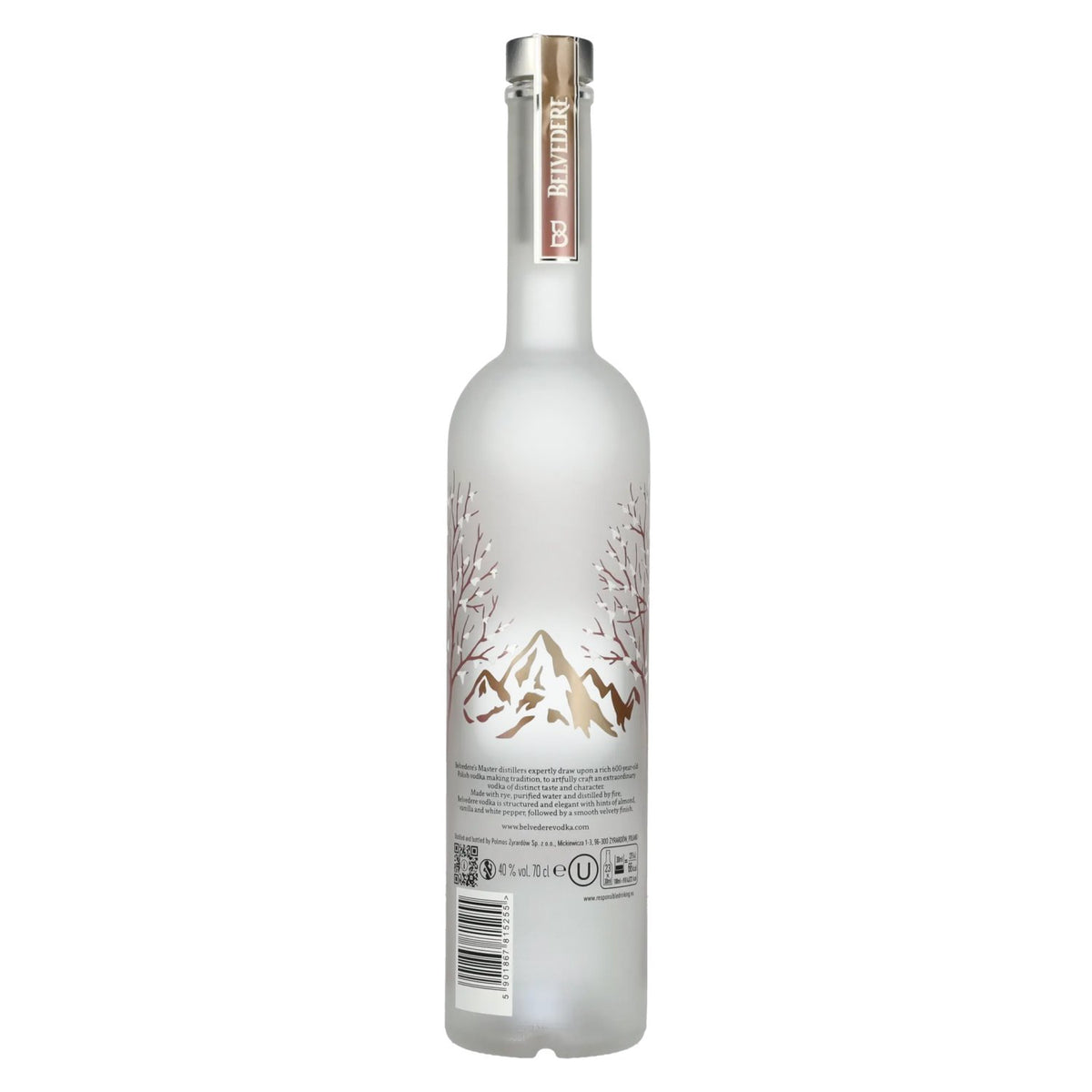 Belvedere Vodka Altitude Edition 40% ABV 0.7l + LED light sticker