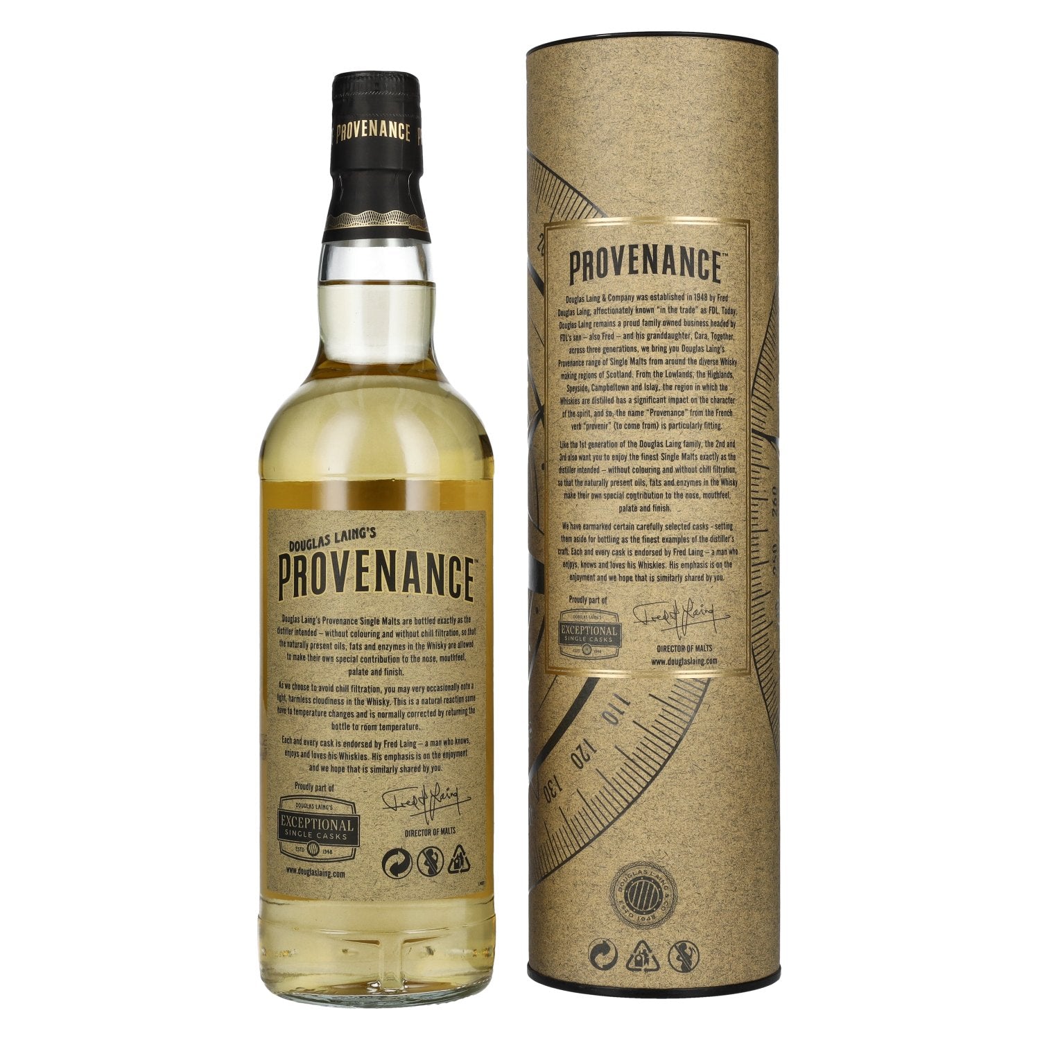 Douglas Laing PROVENANCE Blair Athol 12 Years Old Single Cask Malt 2007 46% Vol. 0.7L in gift box
