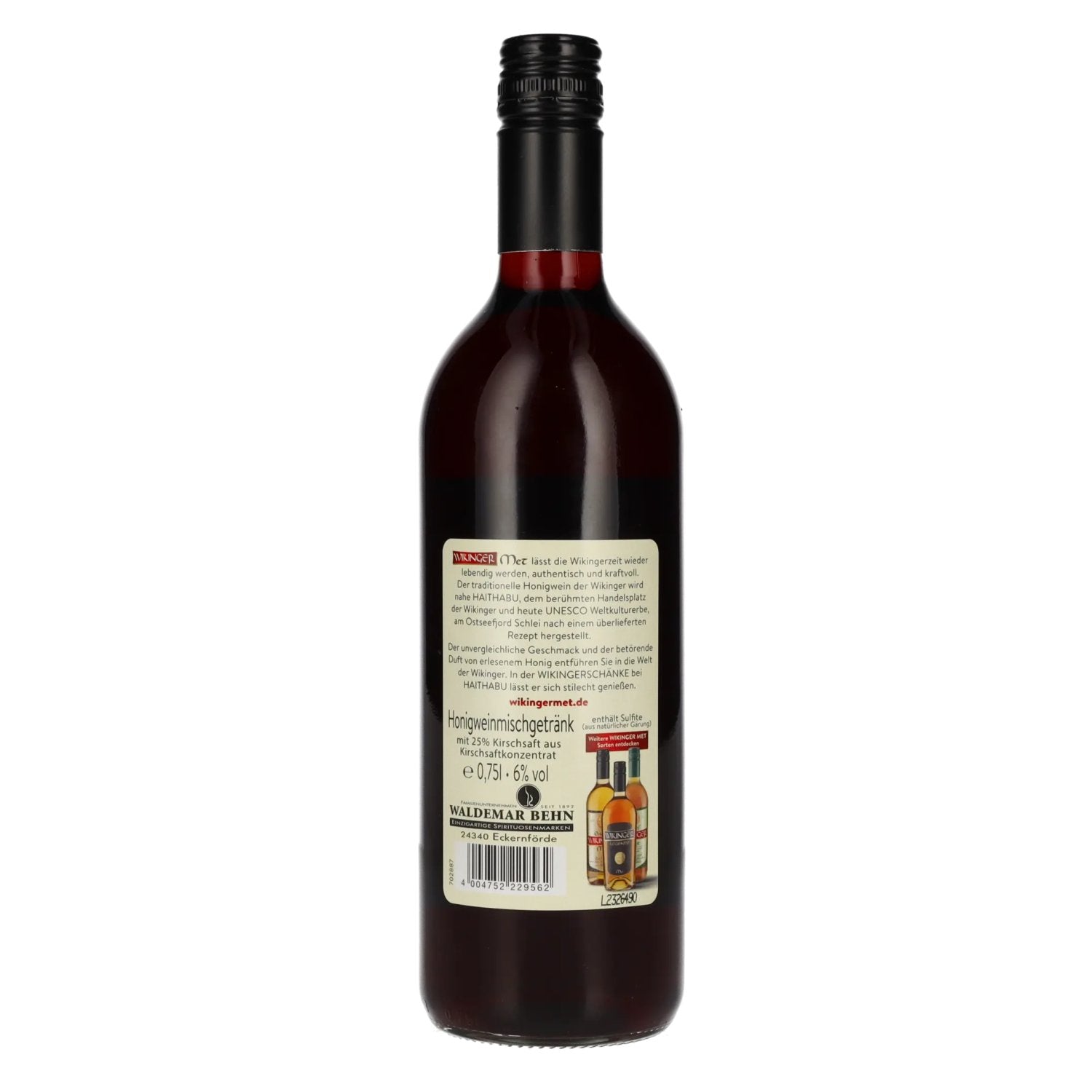 Wikinger Met Roter mit Kirschsaft 6% Vol. 0,75l