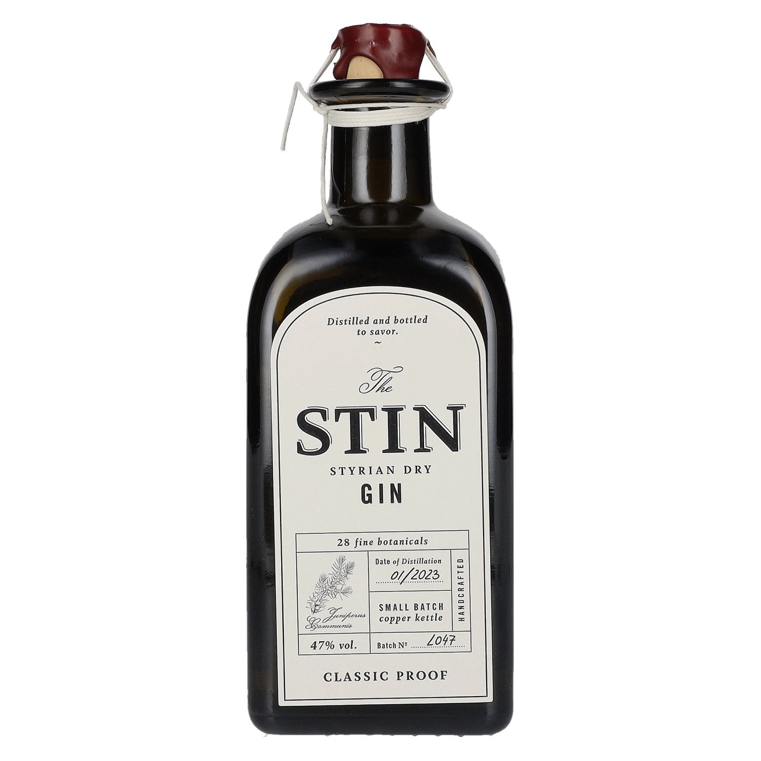 STIN Styrian Dry Gin 47% Vol. 0.5L