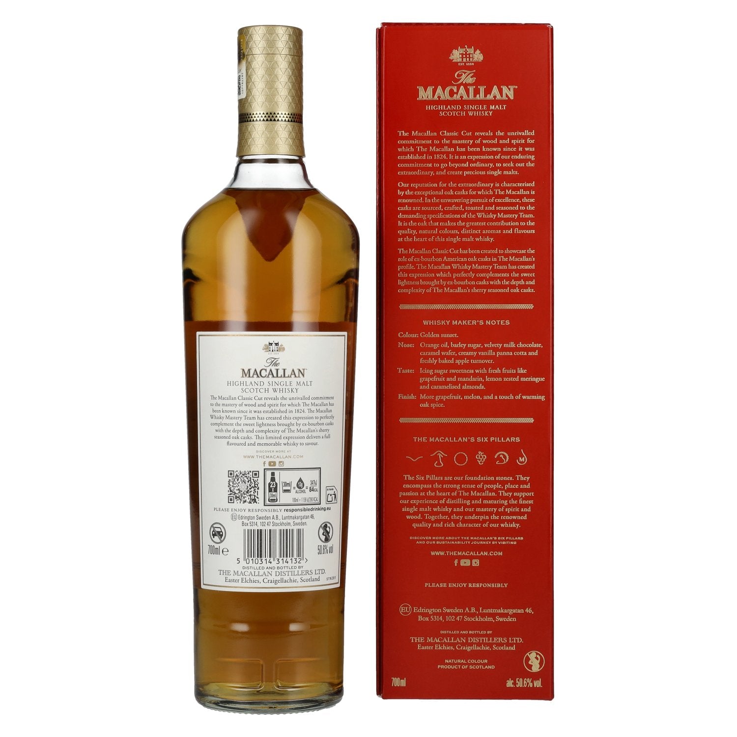 The Macallan CLASSIC CUT Limited Edition 2025 50,6% Vol. 0,7l in Geschenkbox