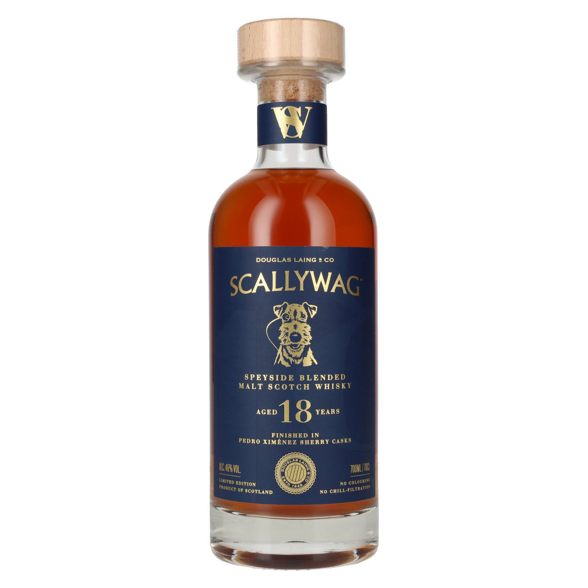 Douglas Laing SCALLYWAG 18 Years Old Speyside Blended Malt PX Sherry Cask Finish 46% Vol. 0.7l