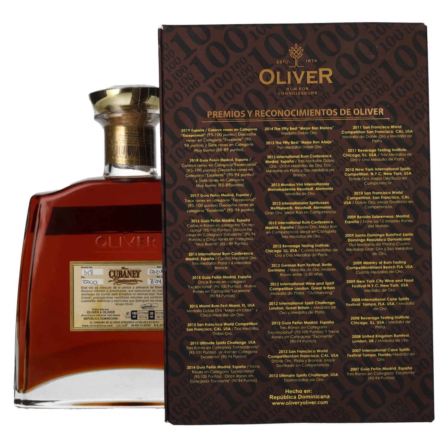 Ron Cubaney Centenario Ultra Premium 41% Vol. 0.7L in gift box