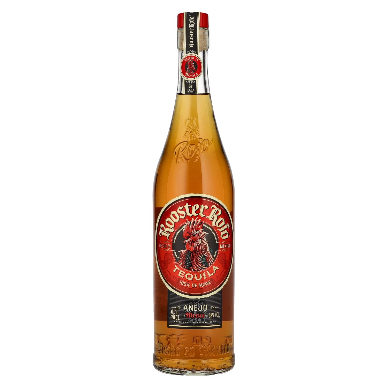 Rooster Rojo AÑEJO Tequila 100% Agave 38% Vol. 0.7l