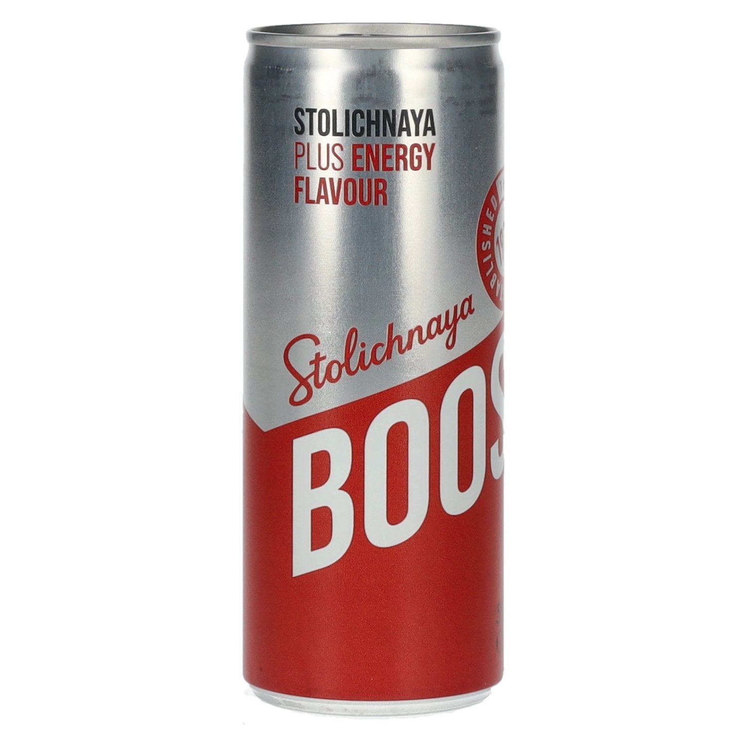 Stolichnaya Boost Plus ENERGY Flavour 5% Vol. 0.25l Can Deposit