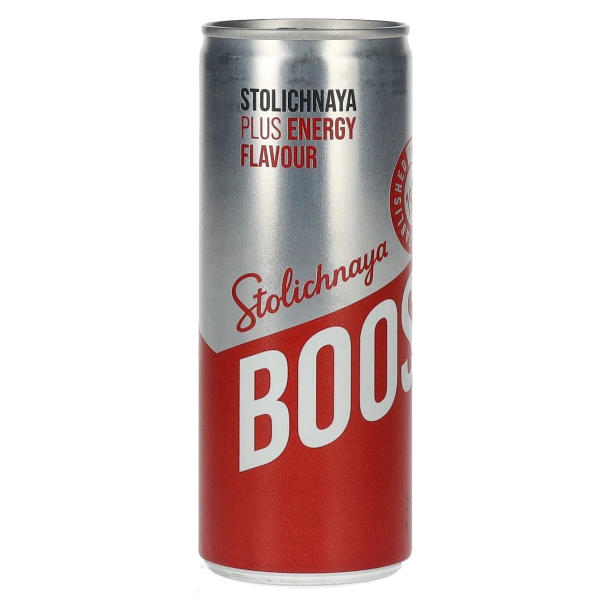 Stolichnaya Boost Plus ENERGY Flavour 5% Vol. 0,25l Dose Pfand