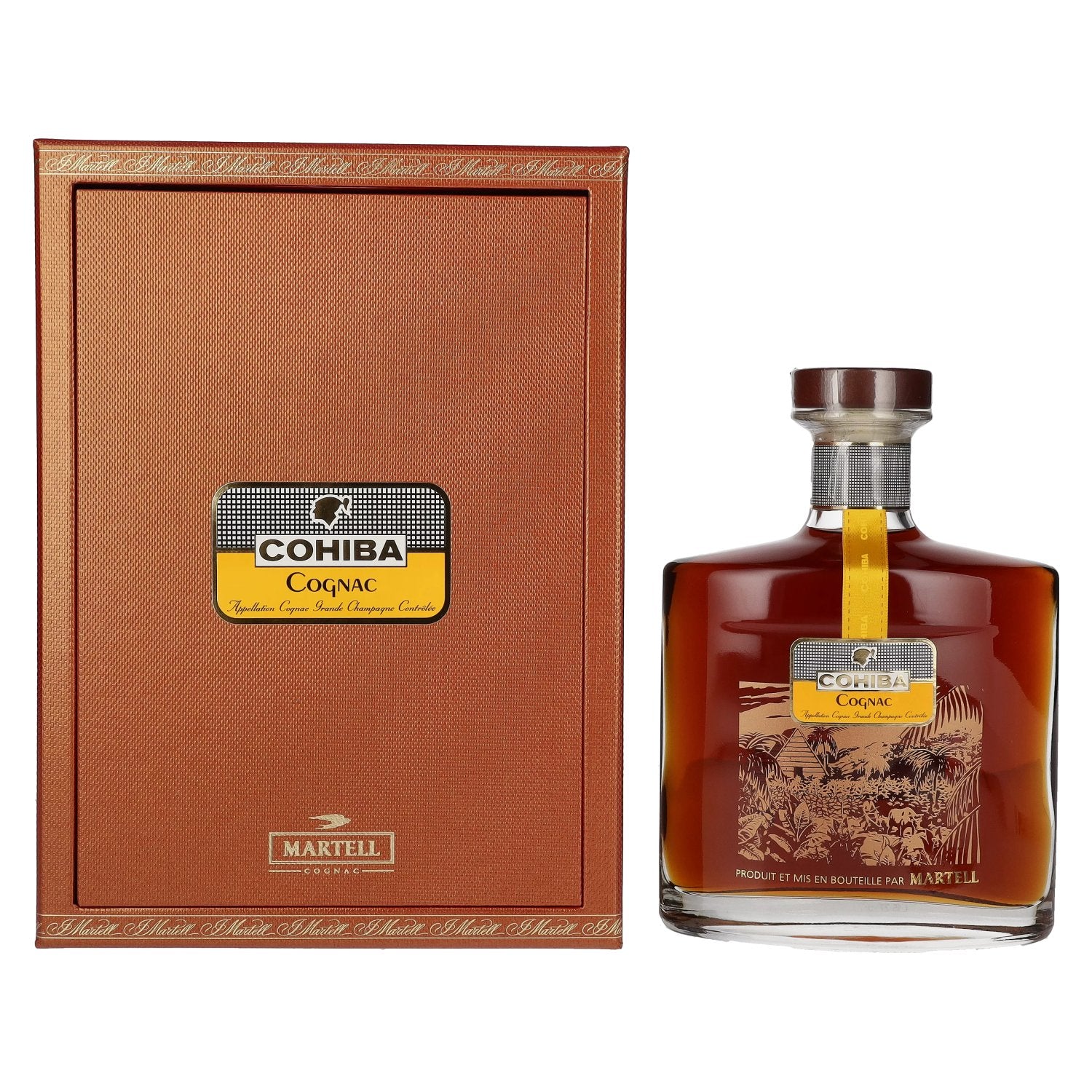 Martell Cohiba Grande Champagne Cognac 43% Vol. 0.7L in gift box