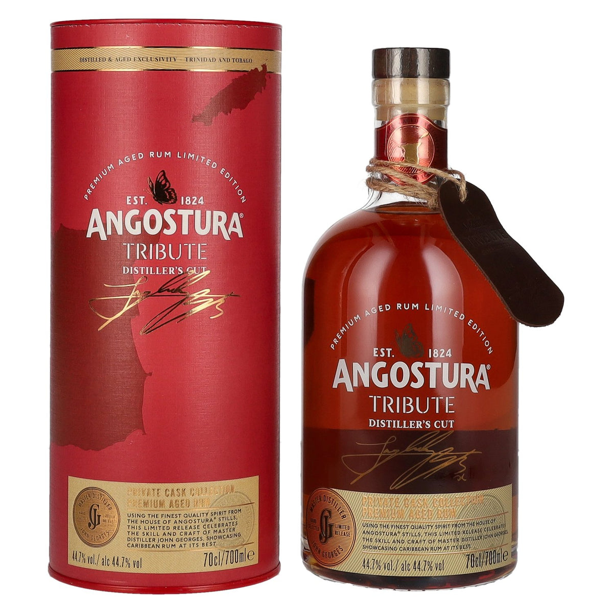 Angostura Tribute Distiller's Cut Premium Aged Rum Limited Edition 44,7% Vol. 0,7l in Geschenkbox