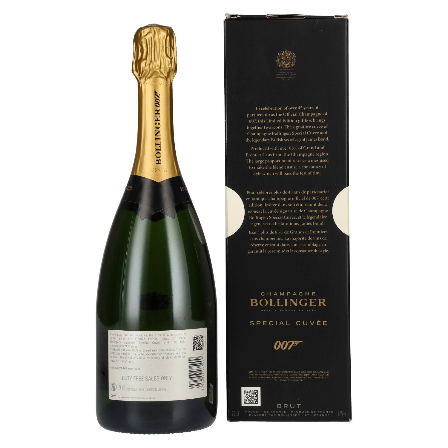 Bollinger Champagne SPECIAL CUVÉE 007 Limited Edition 12% Vol. 0,75l in Geschenkbox