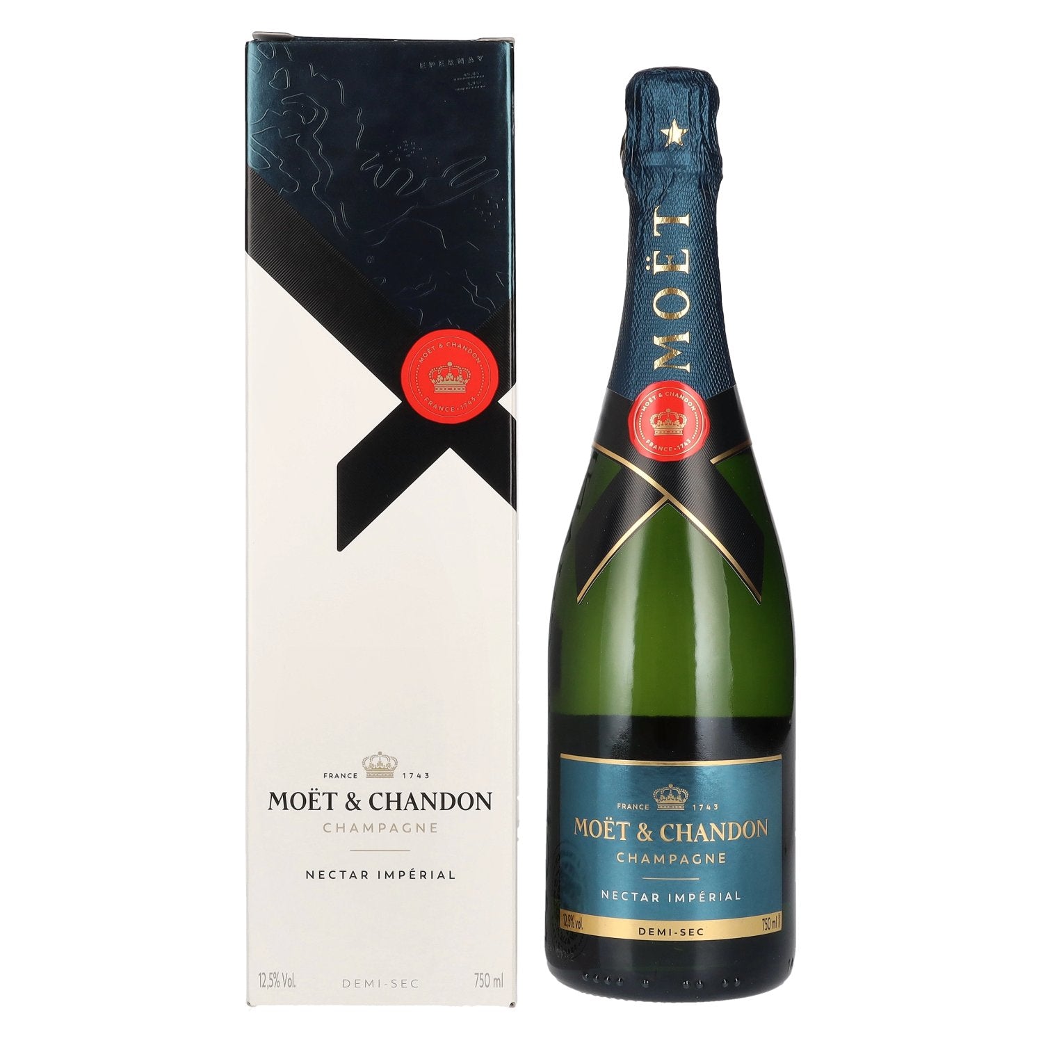 Moët & Chandon Champagne NECTAR IMPÉRIAL Demi-Sec 12,5% Vol. 0,75l in Geschenkbox