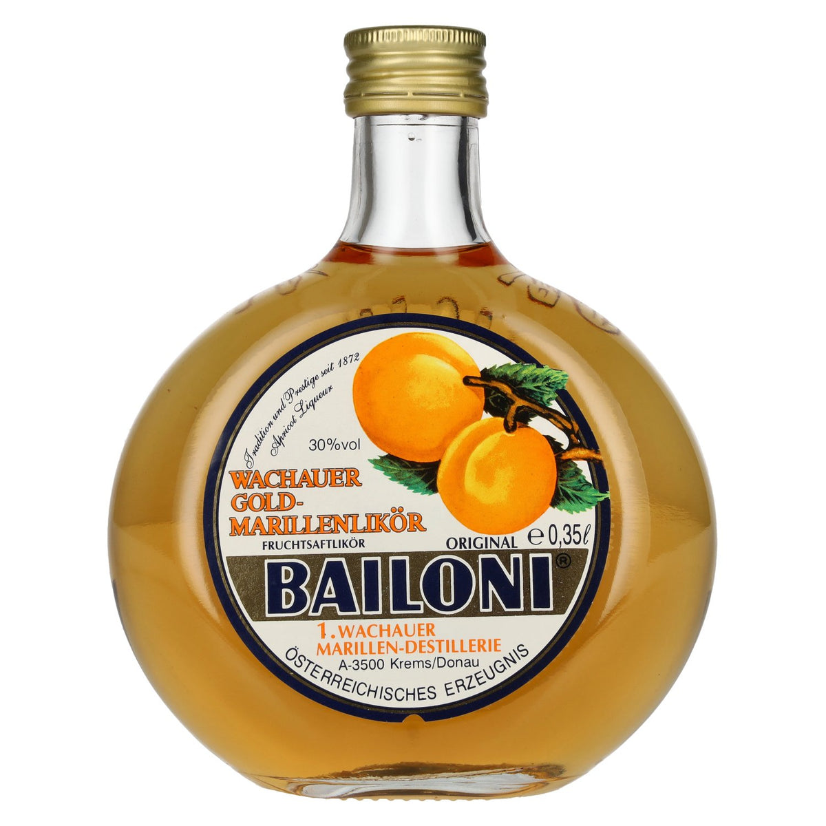Bailoni Wachauer Gold-Marillenlikör 30% Vol. 0,35l