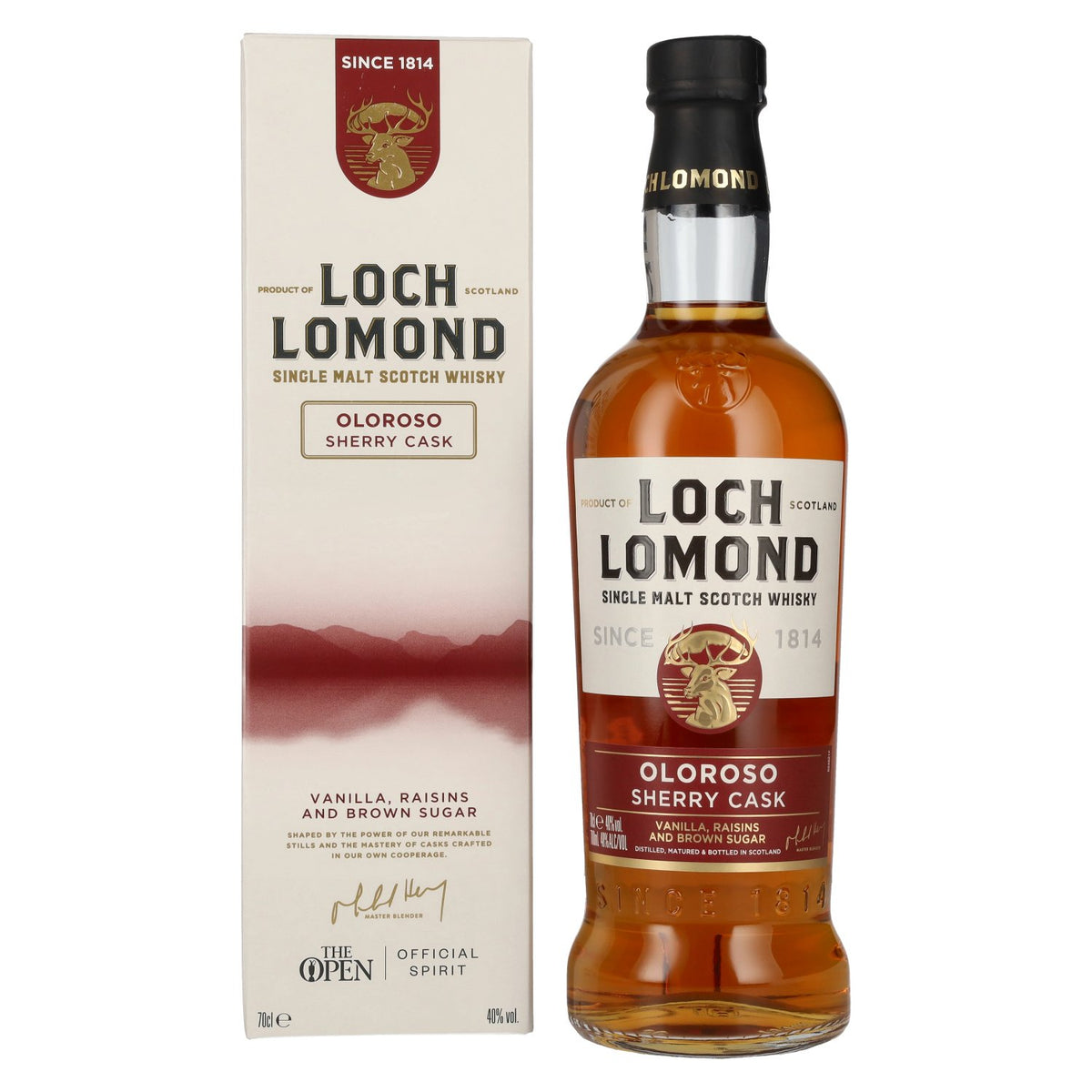 Loch Lomond THE ORIGINAL Oloroso Sherry Cask Single Malt 40% Vol. 0.7l in Gift Box