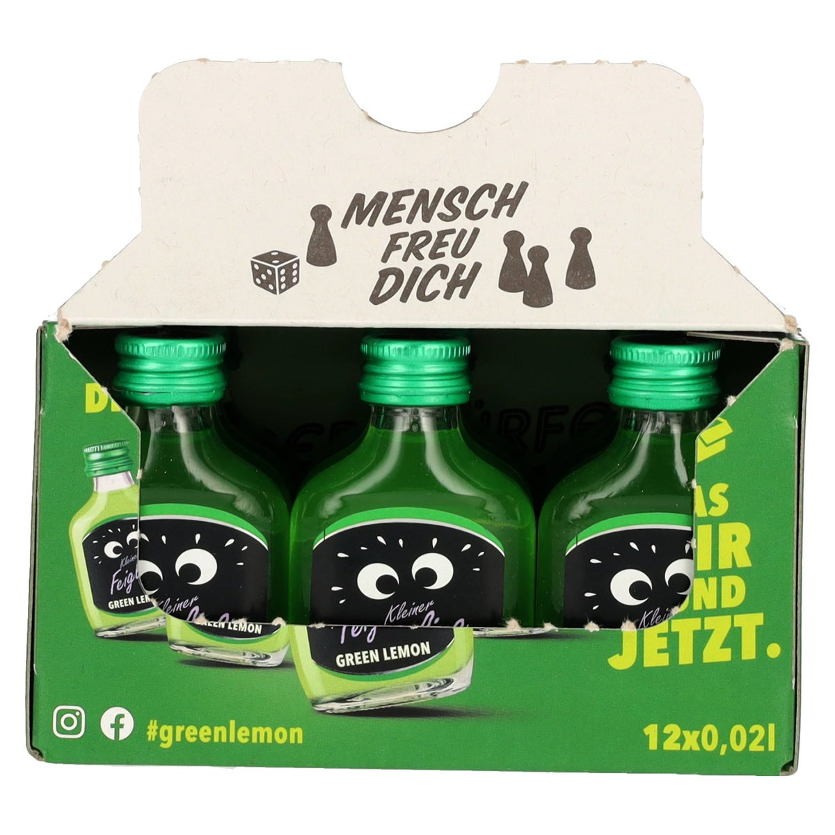 Kleiner Feigling Green Lemon 15% Vol. 12x0.02l