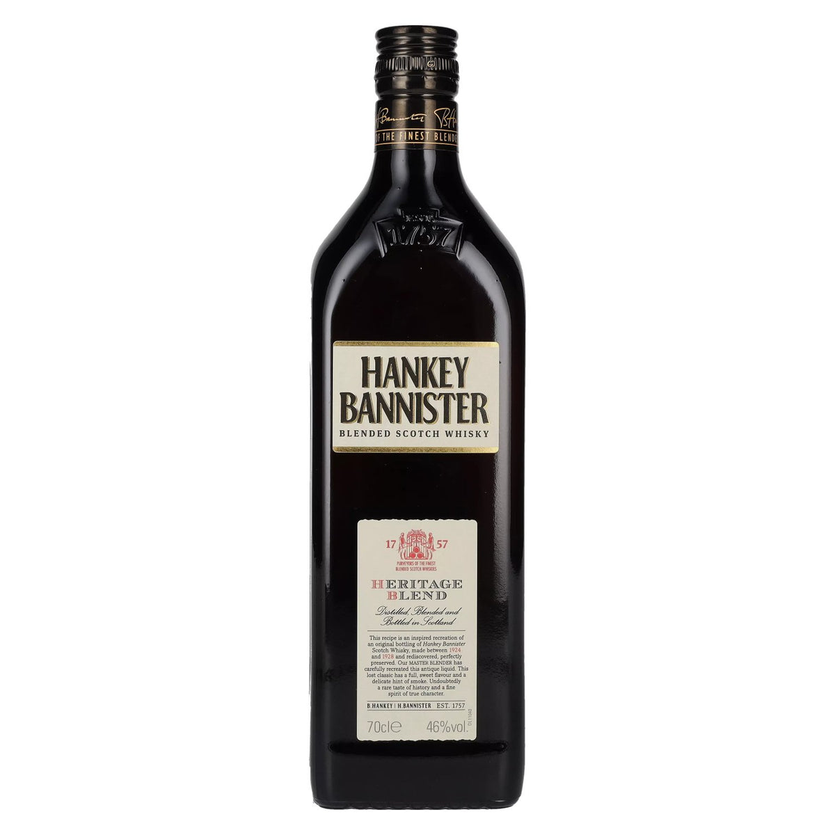 Hankey Bannister HERITAGE BLEND Blended Scotch Whisky 46% Vol. 0.7l