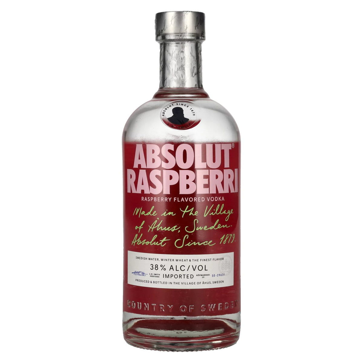 Absolut RASPBERRI Flavoured Vodka 38% vol. 0.7l