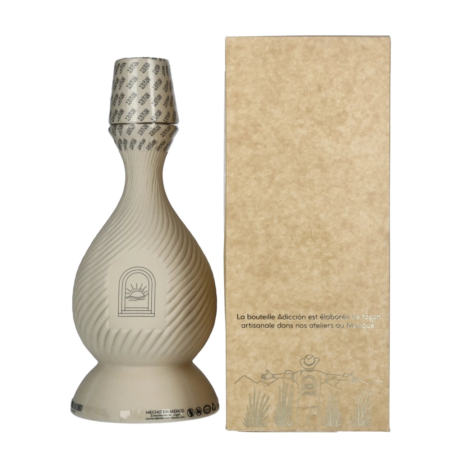 ADICCIŌN Tequila Mezcal Artesanal Joven 40% Vol. 0,7l in Geschenkbox