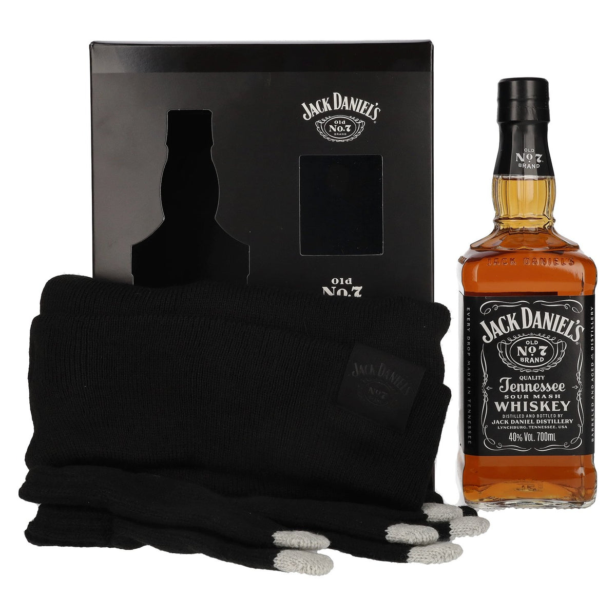 Jack Daniel's Tennessee Whiskey 40% Vol. 0.7L with Winter Set