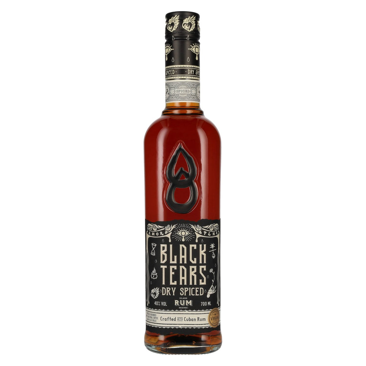 Black Tears Dry Spiced Spirit Drink 40% ABV 0.7l