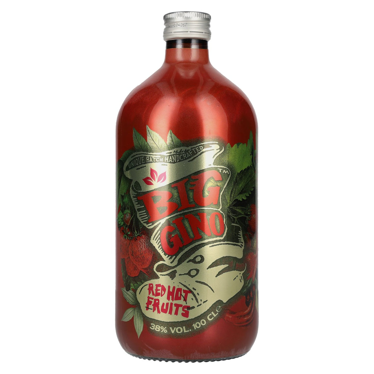 Big Gino Gin RED HOT FRUITS 38% vol. 1 litre