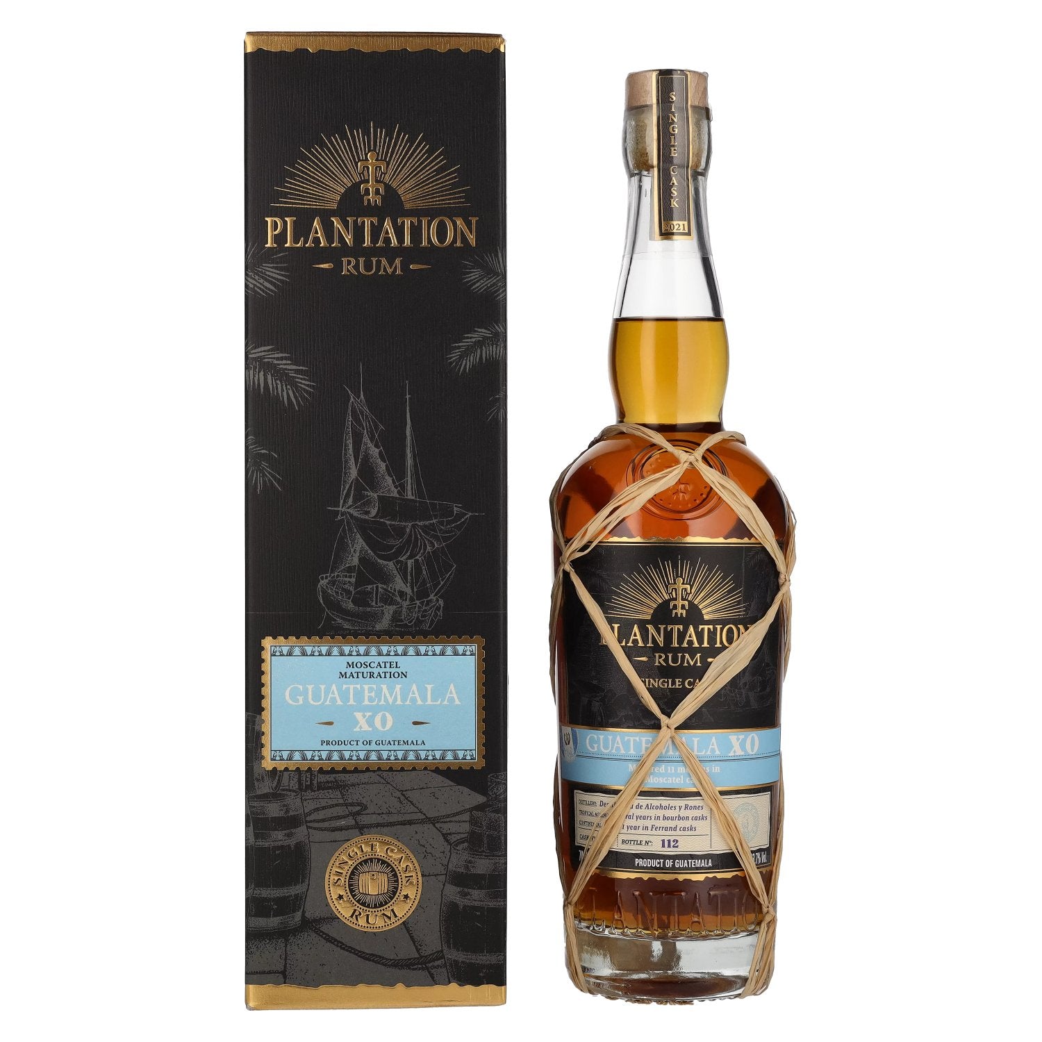Plantation Rum GUATEMALA XO Moscatel Maturation Edition 2021 43.7% Vol. 0.7l in Gift Box