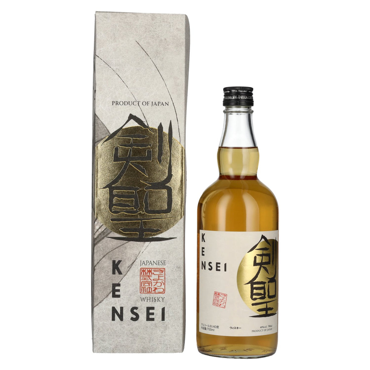 KENSEI Blended Japanese Whisky 40% Vol. 0.7l in gift box