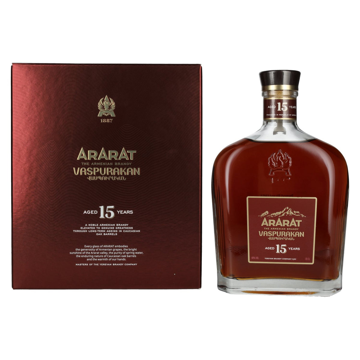 Ararat Vaspurakan 15 Years Old 40% vol. 0.7l in a gift box