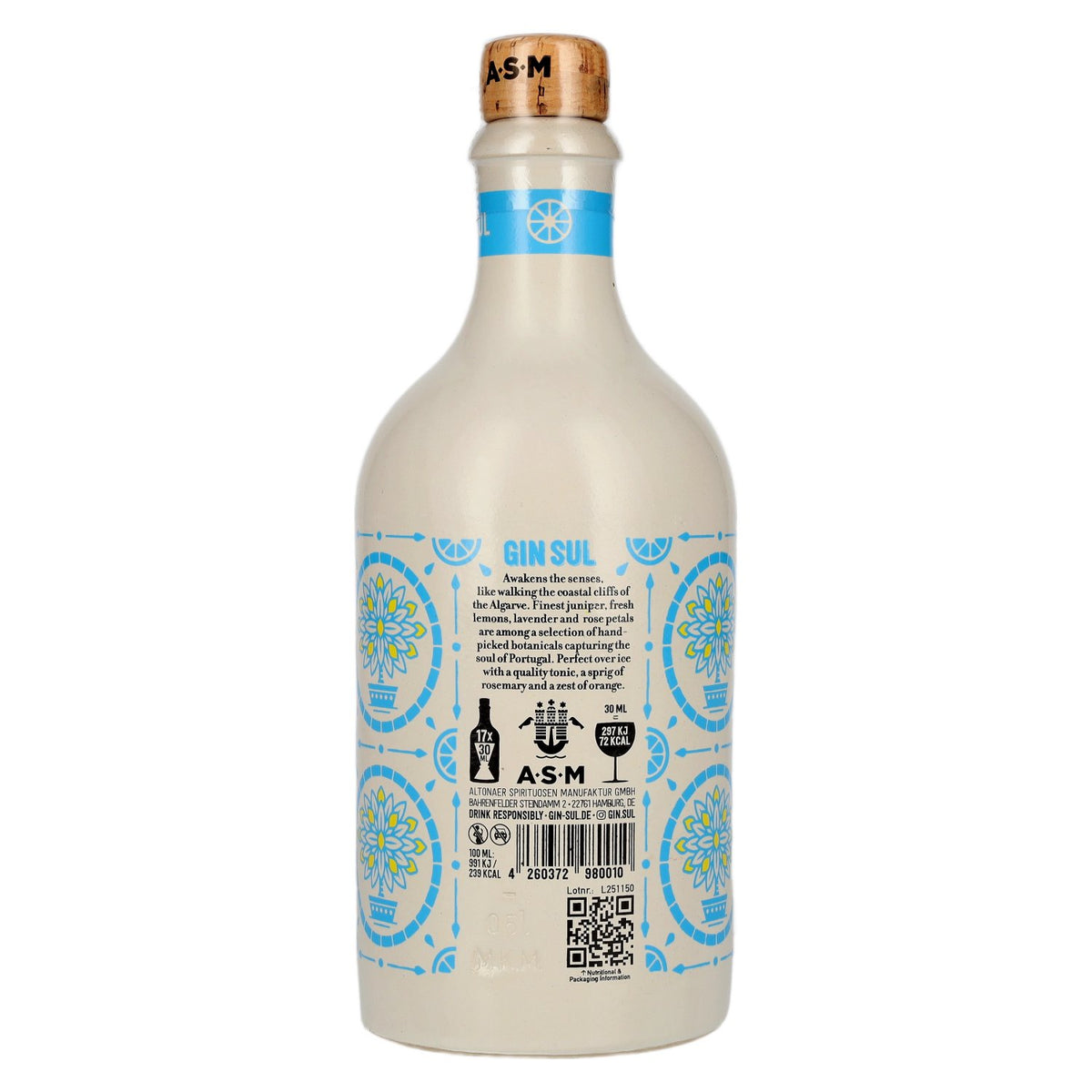 Gin Sul Dry Gin 43% Vol. 0.5l