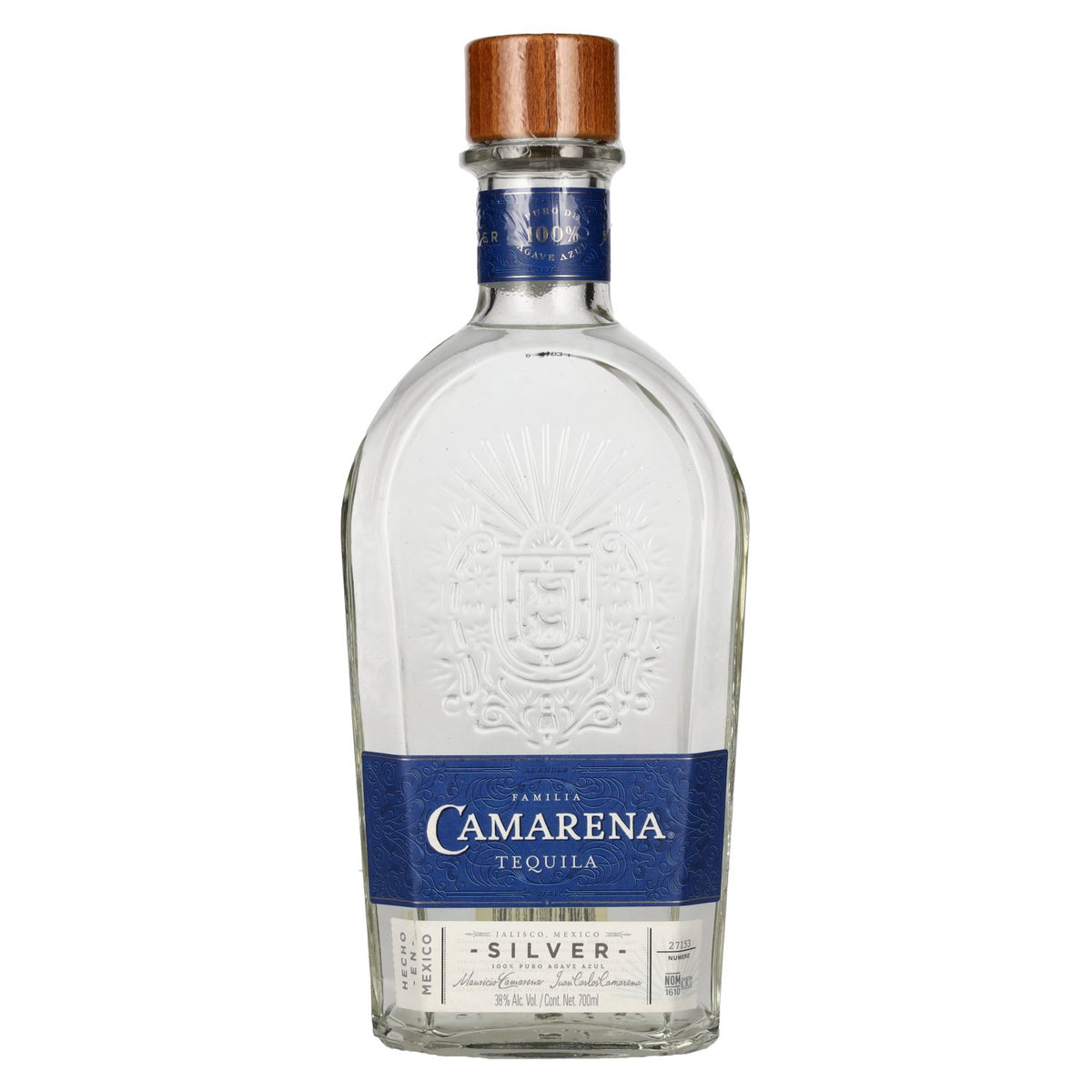 Familia Camarena Tequila Silver 38% Vol. 0.7l