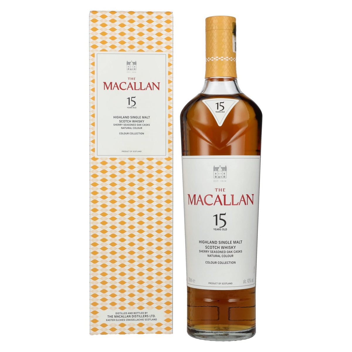 The Macallan 15 Years Old Colour Collection Highland Single Malt Scotch Whisky 43% Vol. 0.7l in Gift Box