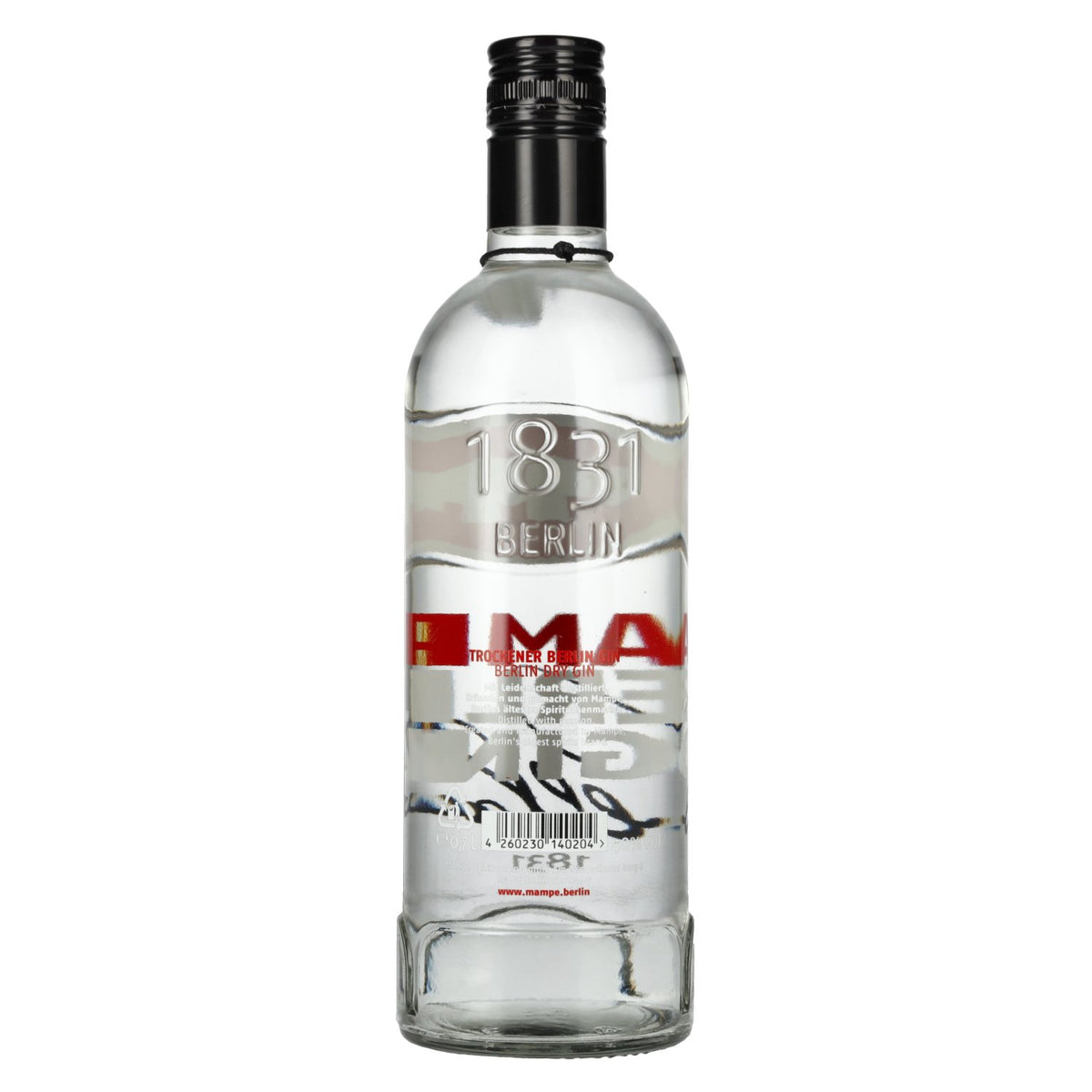 Mampe Berlin Dry Gin 40% ABV 0.7l