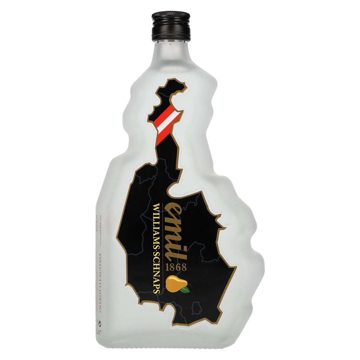 emil 1868 Williams schnapps 35% vol. 0.7 l in an Austrian bottle