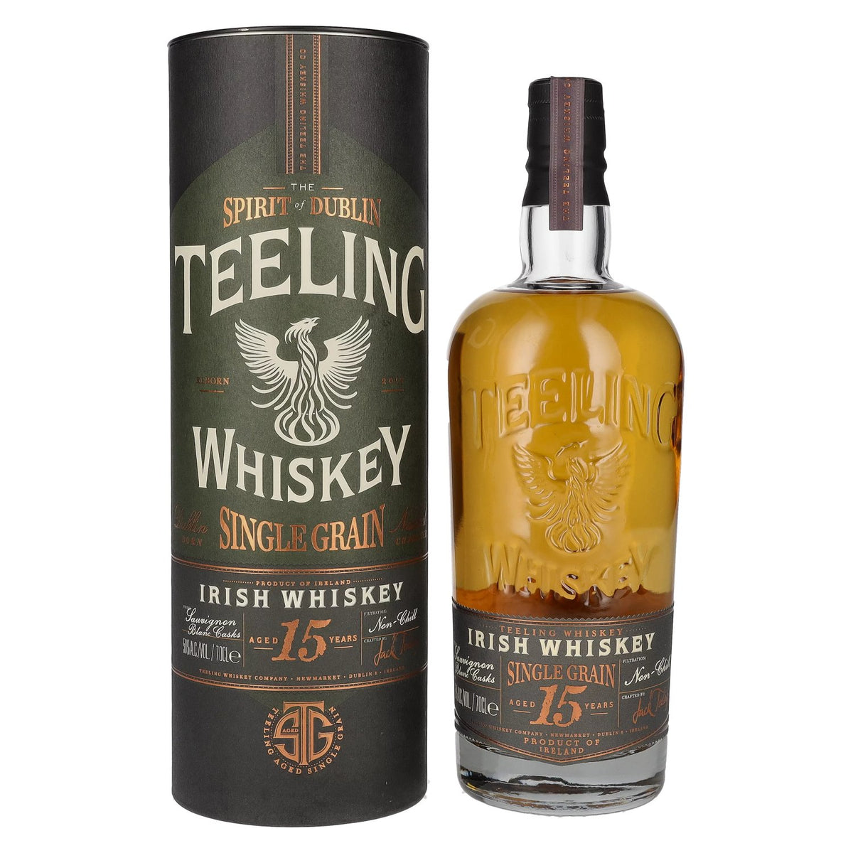 Teeling Whiskey SINGLE GRAIN 15 Years Old Sauvignon Blanc Cask 50% Vol. 0,7l in Geschenkbox