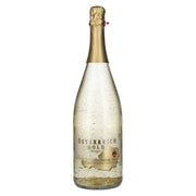 Austria Gold – with 23-carat gold leaf, 9.5% ABV, 1.5 litres