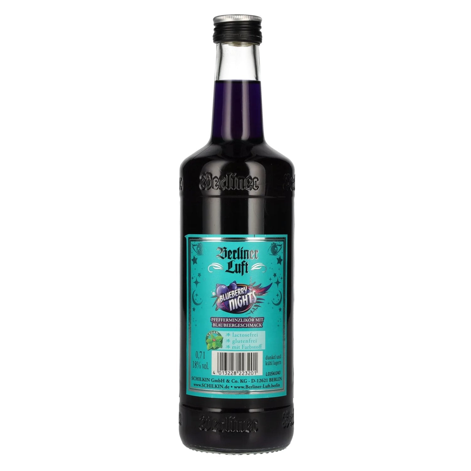 Berliner Luft BLUEBERRY NIGHT The Fresh Peppermint Liqueur 18% Vol. 0.7l