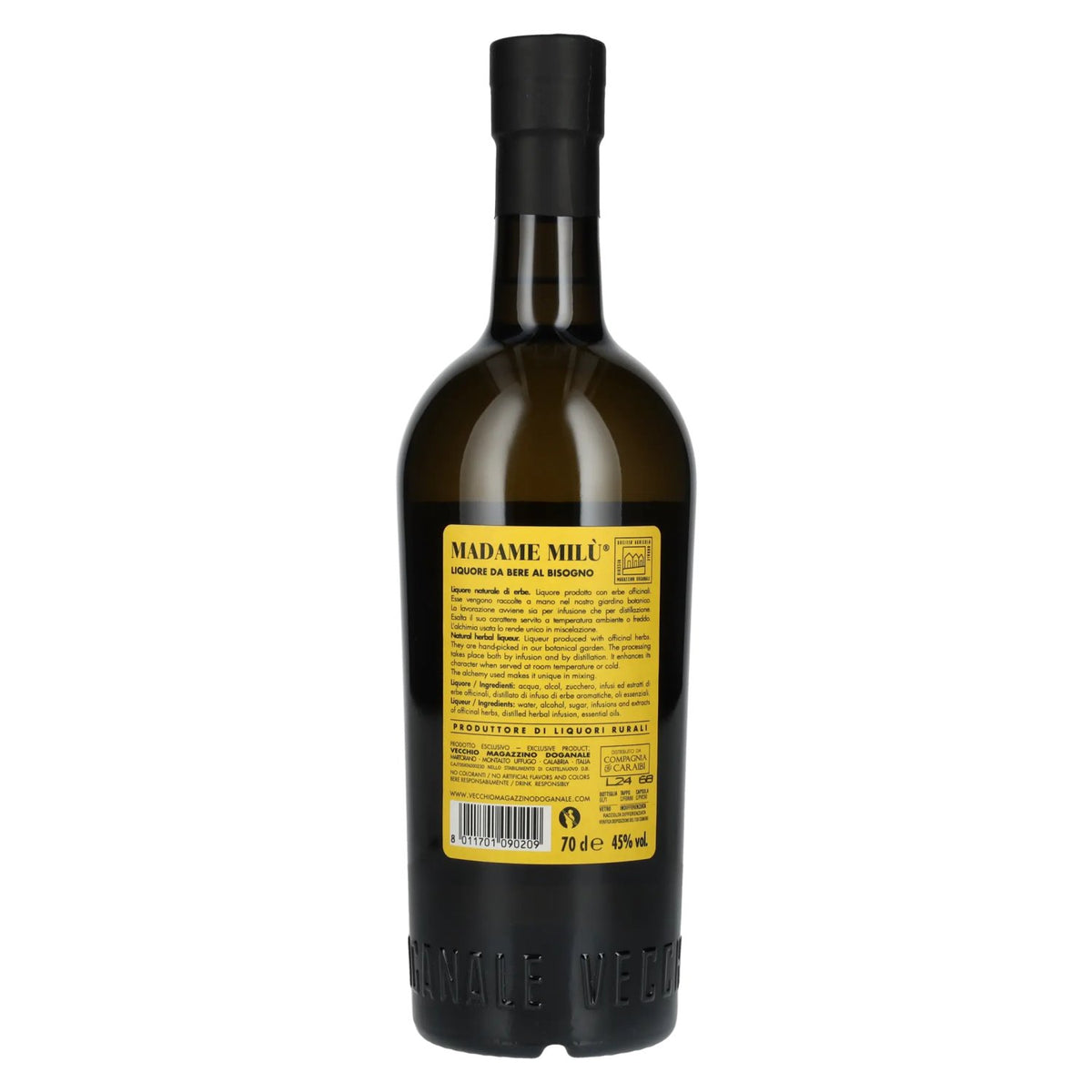 Vecchio Magazzino Madame Milù Liqueur to Drink as Needed 45% Vol. 0.7l