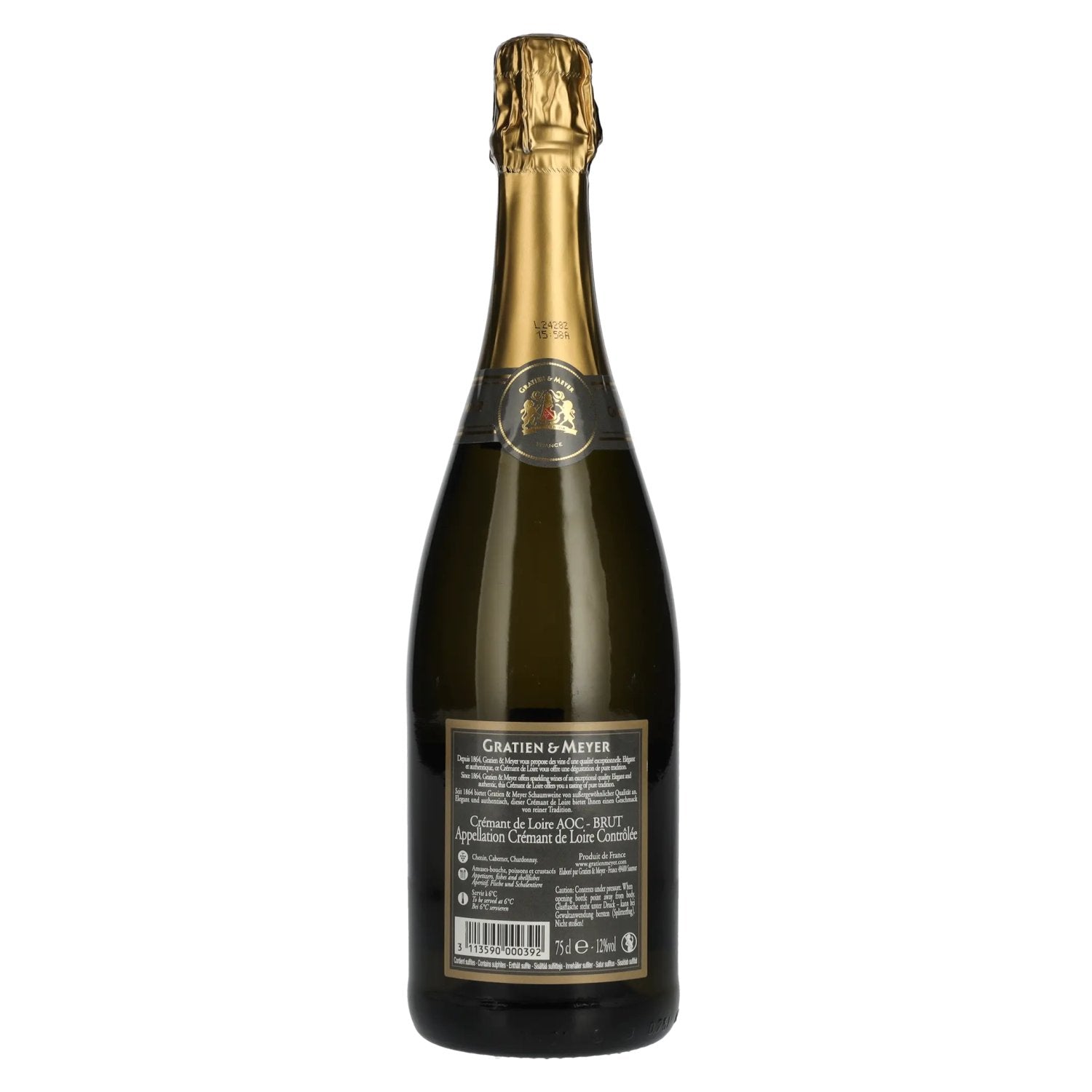 Gratien & Meyer Crémant de Loire Brut 12% Vol. 0,75l
