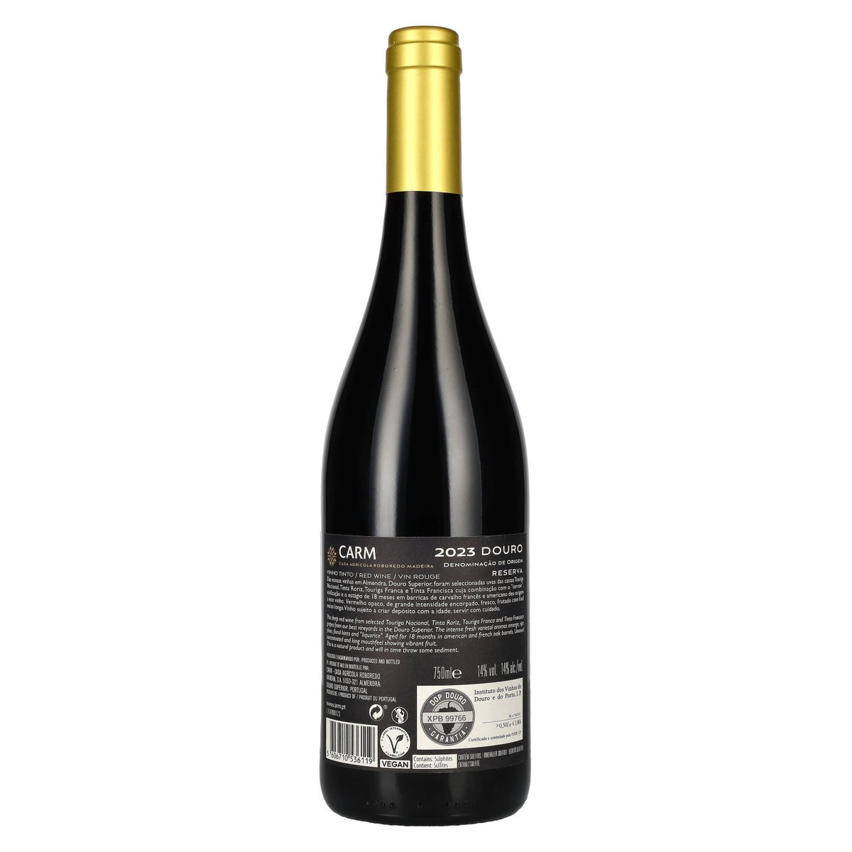 CARM Reserva Red DOP Douro 2023 14% ABV 0.75 l