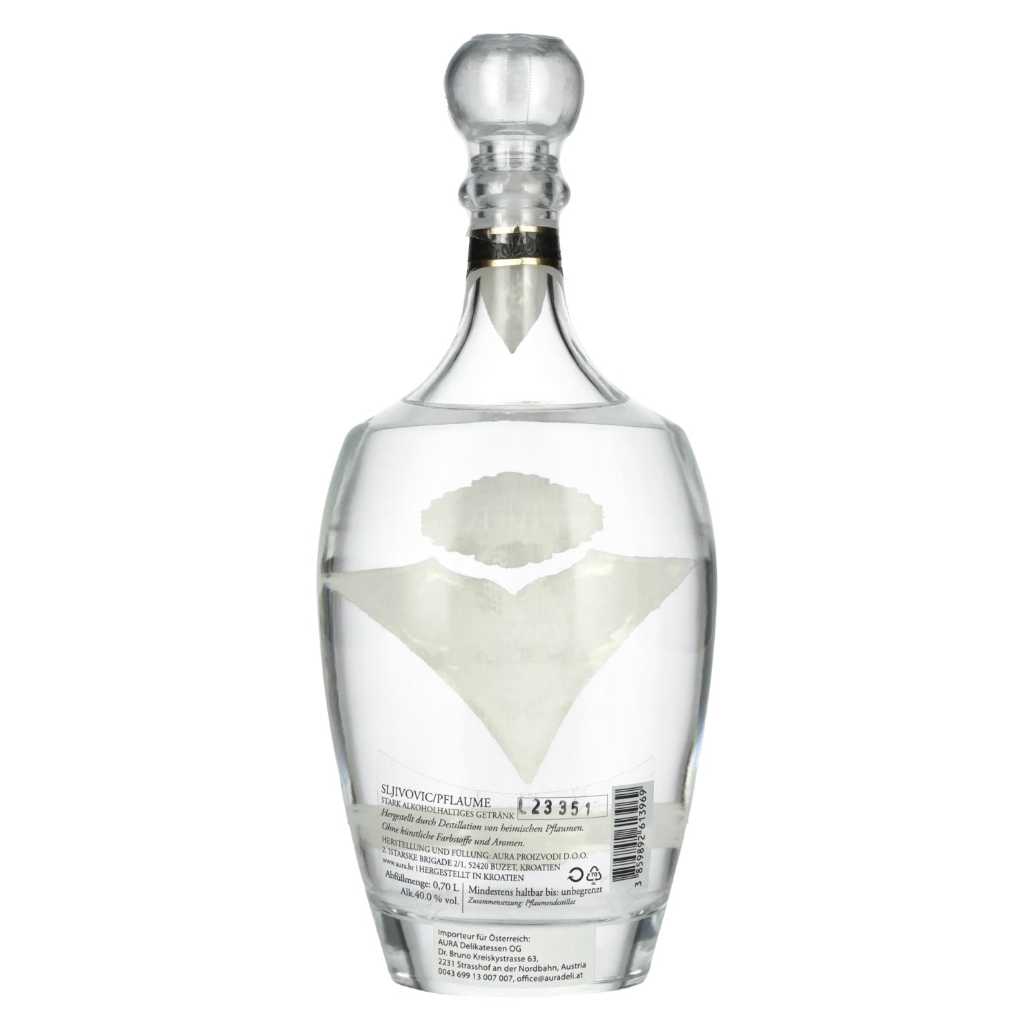 Aura PLUM SLJIVOVIC 40% Vol. 0,7l