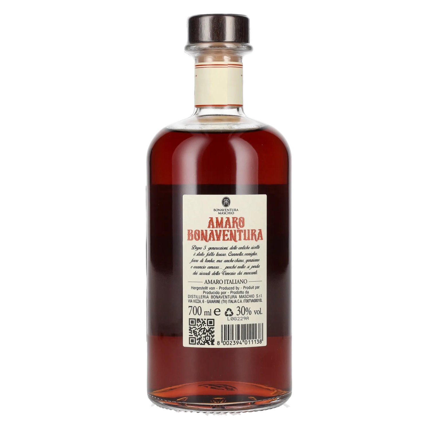 Bonaventura AMARO Herbs and Spices 30% Vol. 0.7l