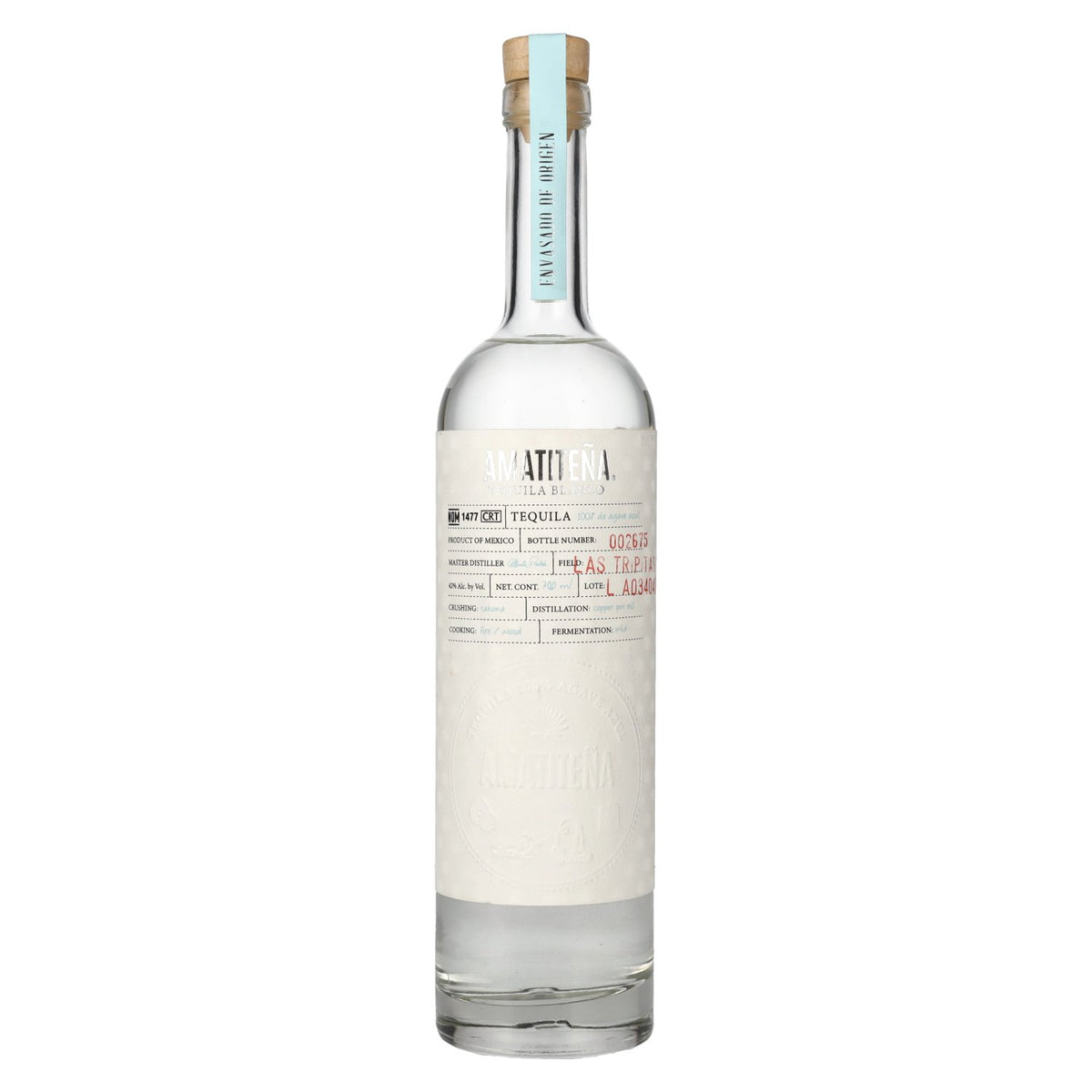 Amatiteña Tequila Blanco 100% Pure Agave 42% ABV 0.7l