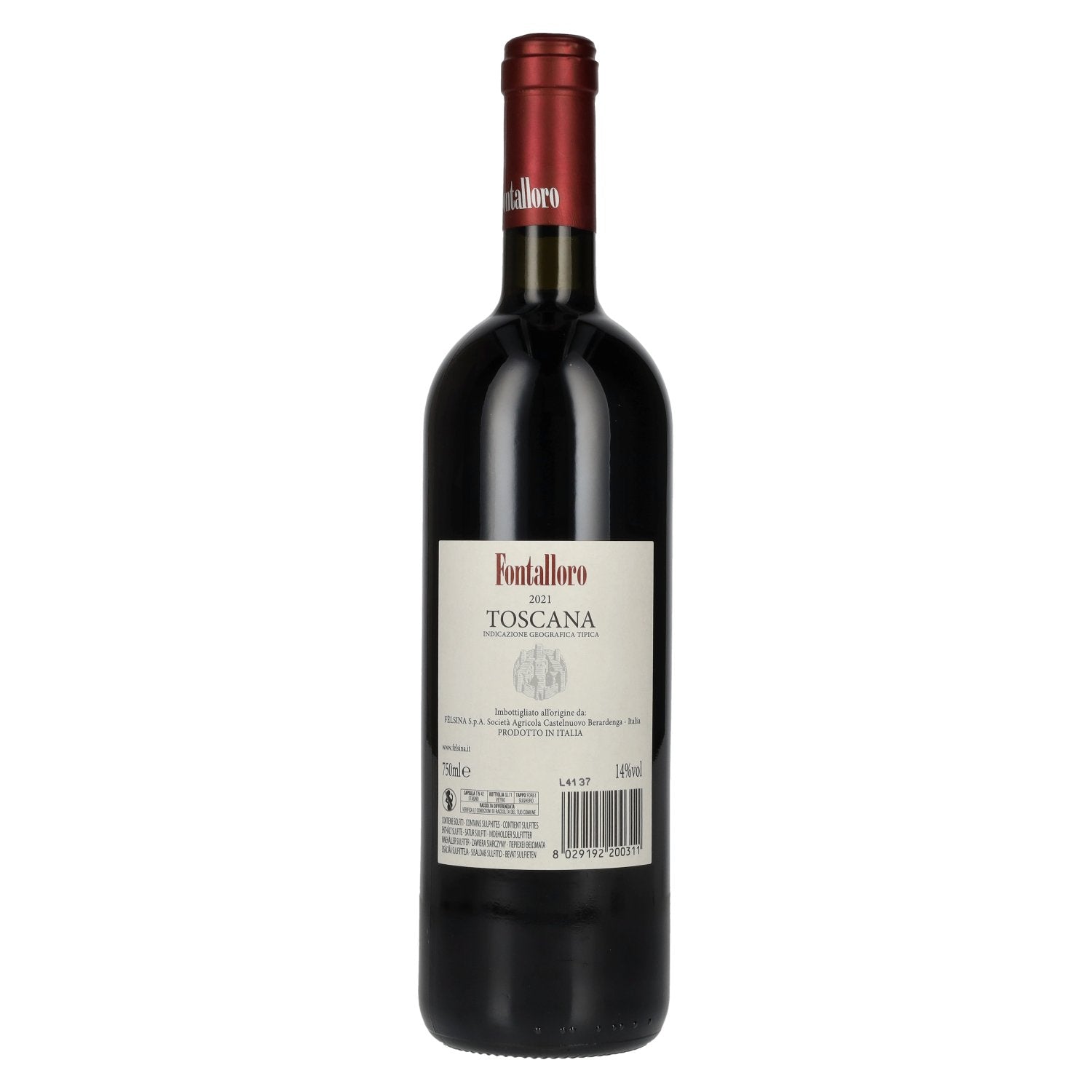 Fèlsina Fontalloro Toscana IGT 2021 14% Vol. 0,75l