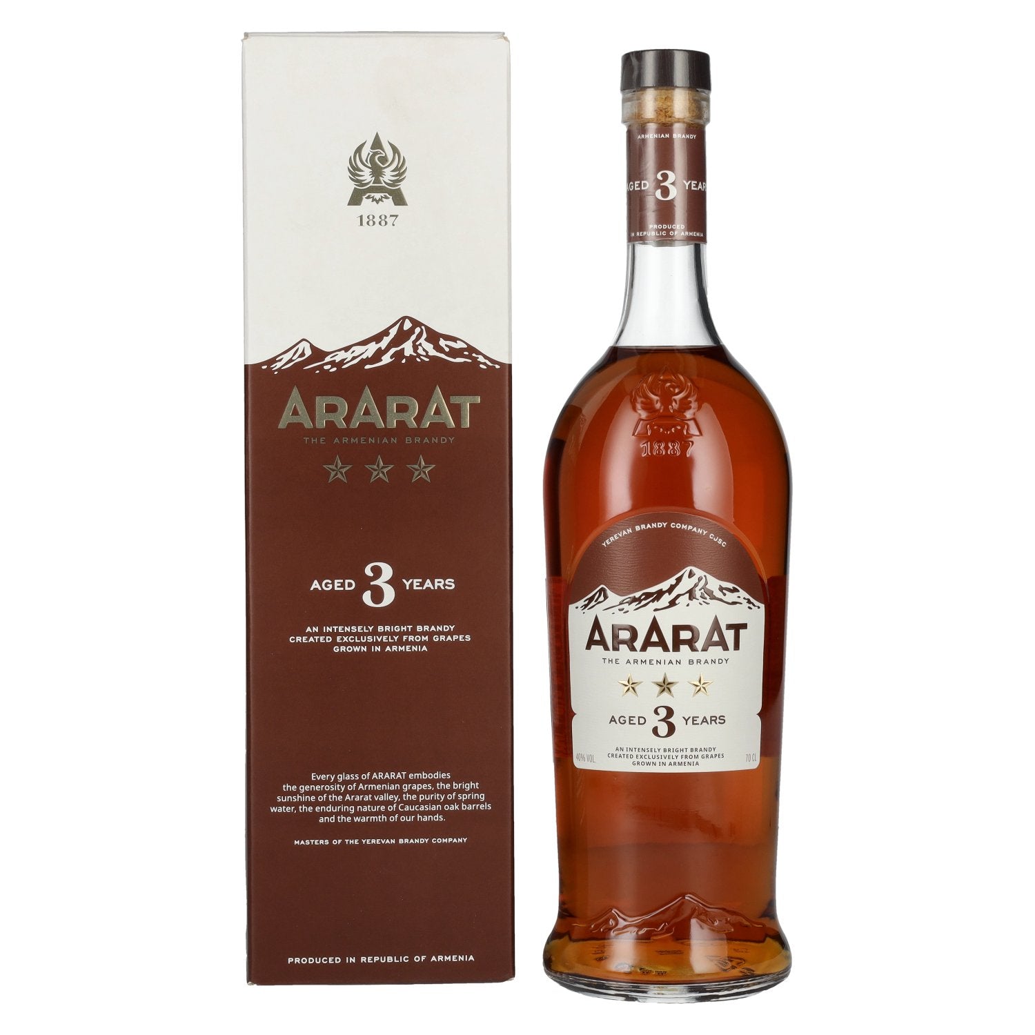 Ararat 3 Years Old 40% Vol. 0.7L in Gift Box