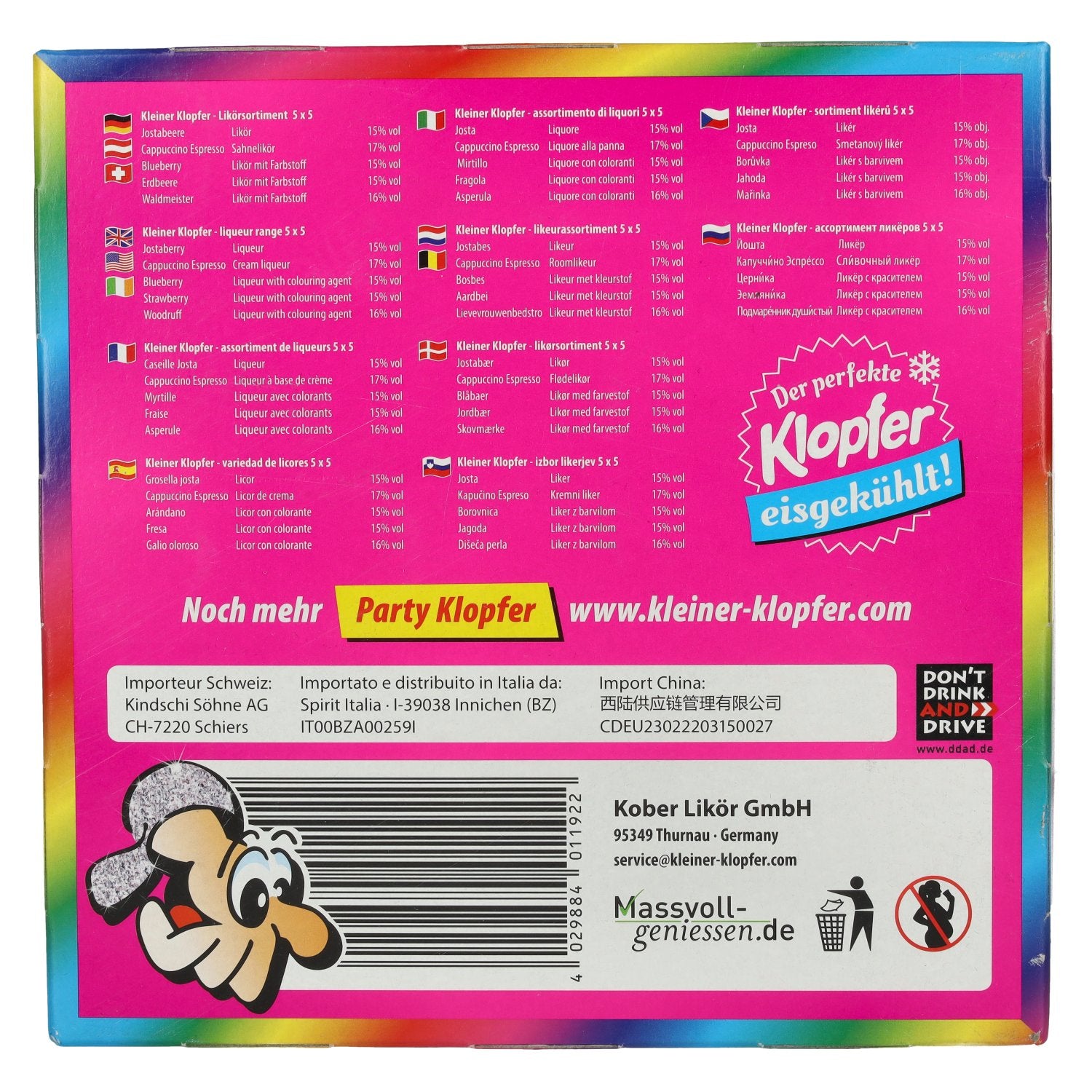 Kleiner Klopfer Lady Mix 15.6% Vol. 25x0.02L