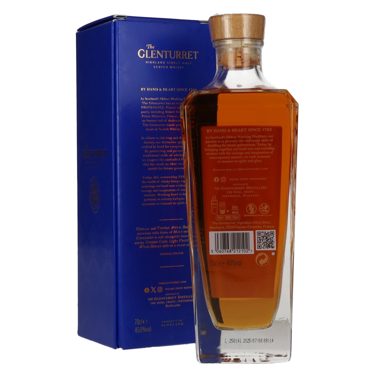 The Glenturret TRIPLE WOOD Release 2025 45% Vol. 0,7l in Geschenkbox