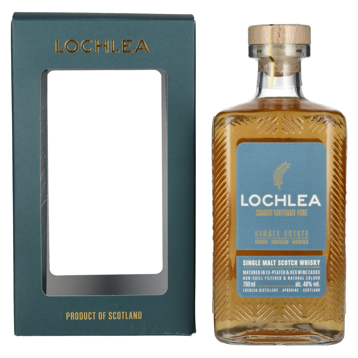 Lochlea SMOKE WITHOUT FIRE Single Estate Single Malt Scotch Whisky 46% Vol. 0.7l in gift box