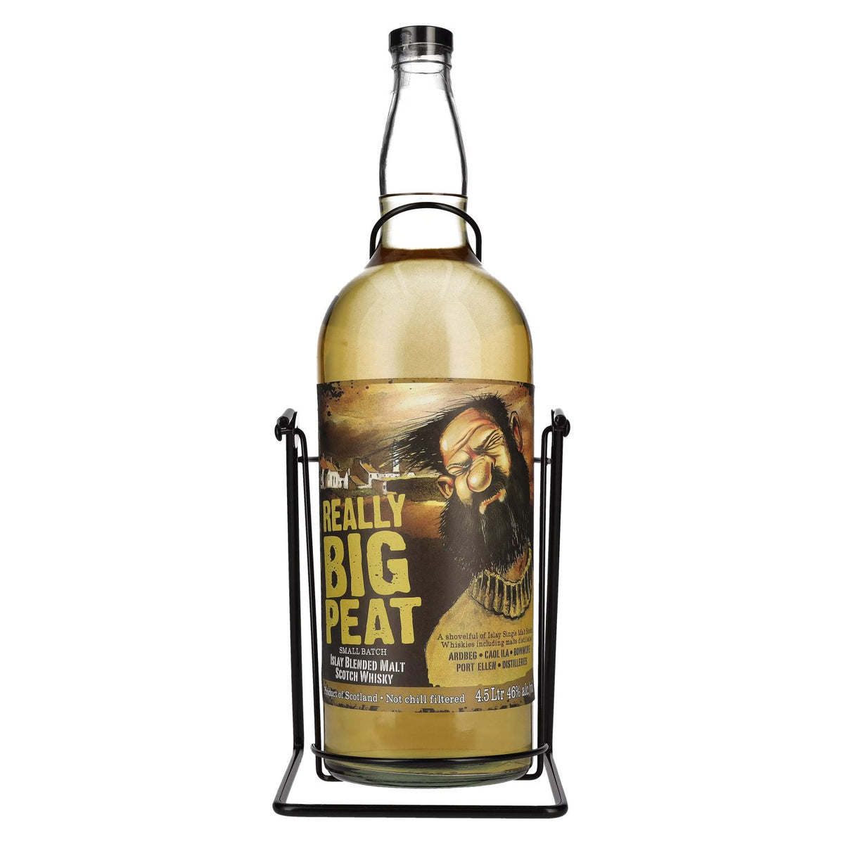 Douglas Laing BIG PEAT Islay Blended Malt 46% Vol. 4.5L with Cradle