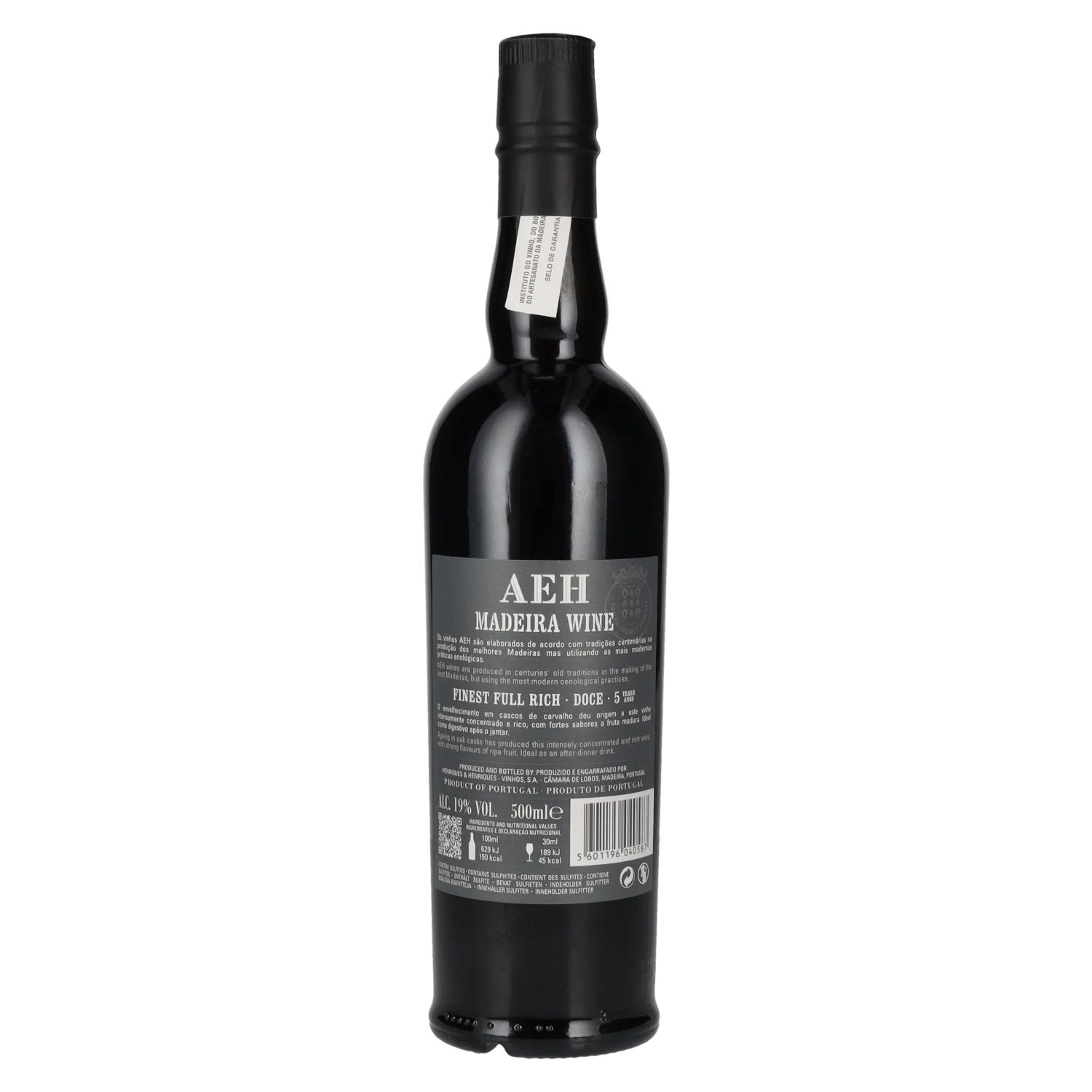 AEH 5 Years Old Finest Full Rich Doce Madeira Wine 19% Vol. 0,5l