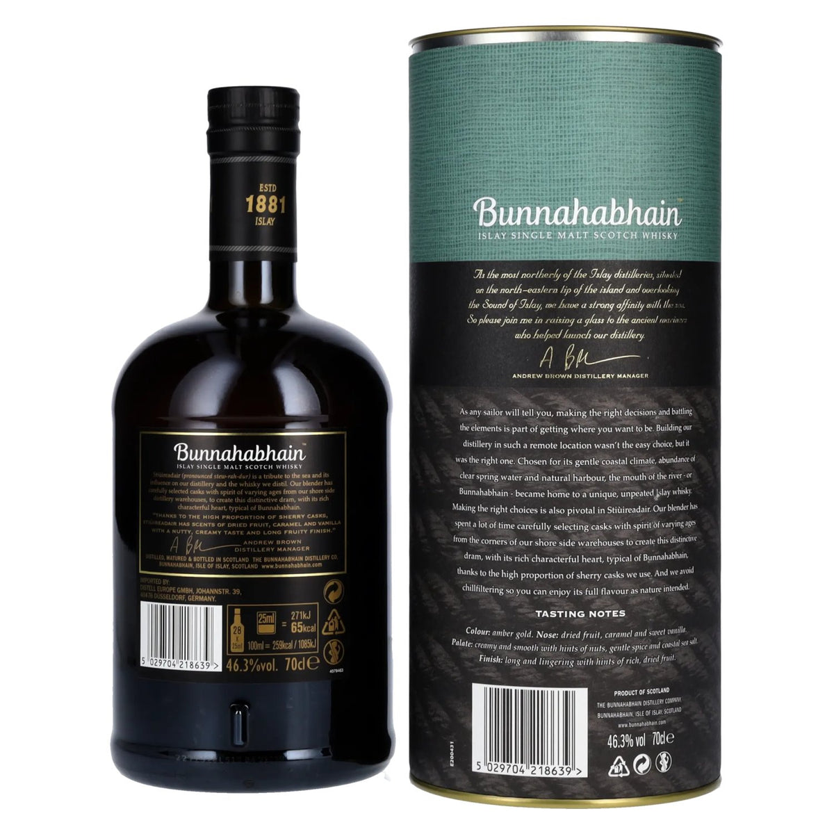 Bunnahabhain STIÙIREADAIR Islay Single Malt Scotch Whisky 46.3% Vol. 0.7l in gift box