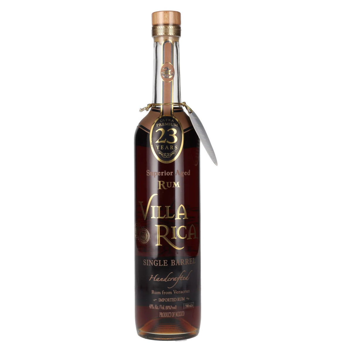 Villa Rica Single Barrel Ultra Premium 23-Year-Old Superior Aged Rum 40% vol. 0.7 l