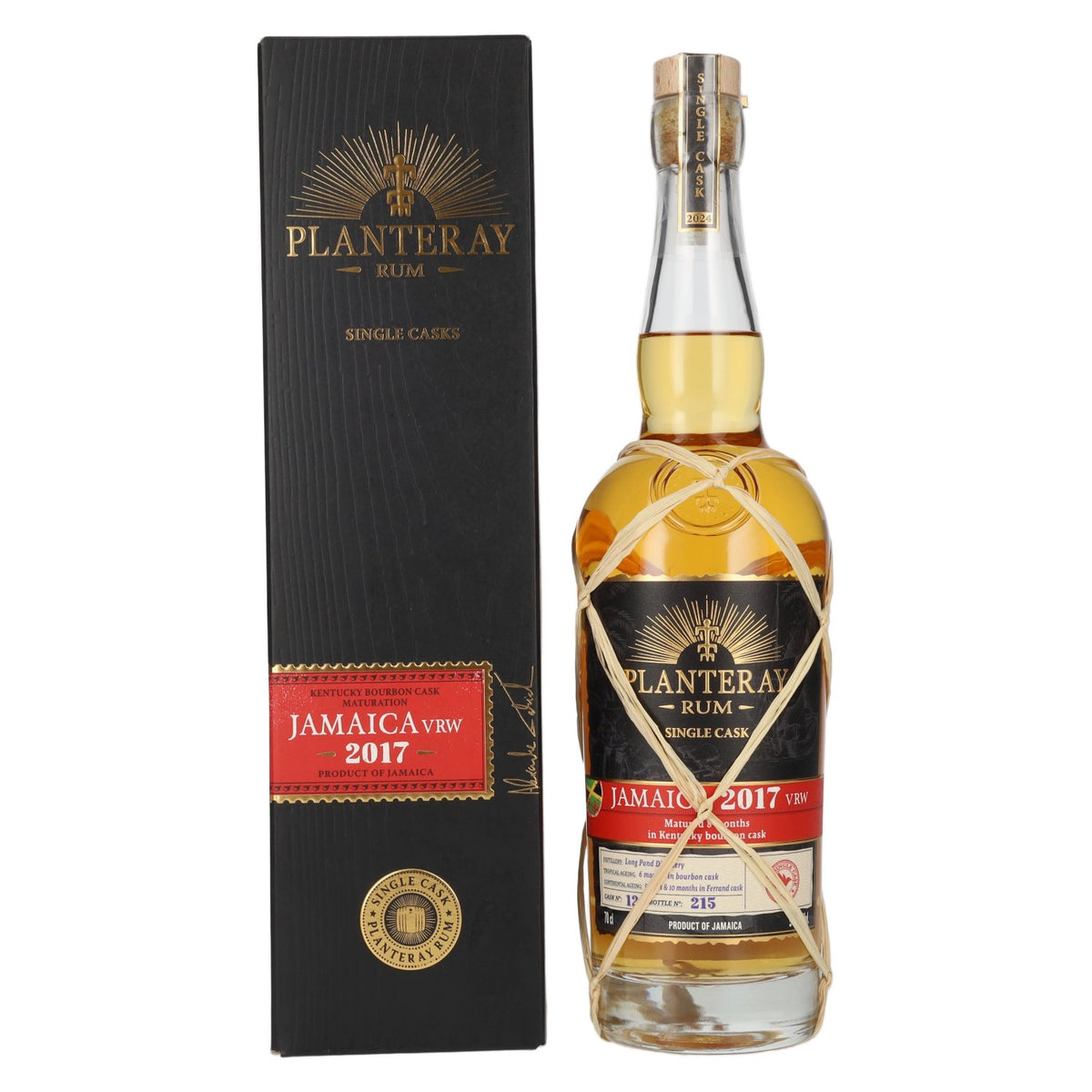 Planteray Rum JAMAICA VRW 2017 Kentucky Bourbon Cask Finish 51,8% Vol. 0,7l in Geschenkbox